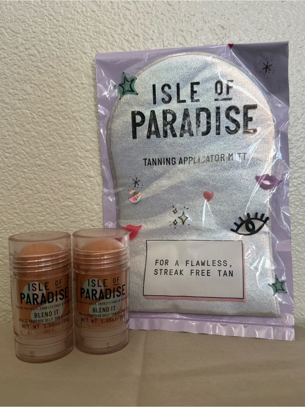 Isle of Paradise Tanning Applicator & Blend It Sticks